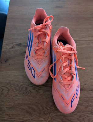 Adidas F50 Stollen Fußballschuhe Rasen Schnürung Orange/Blau Kunststoff