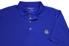 BOBBY JONES X-H2O POLY LYCRA GOLF SHIRT--L--SV LOGO--WRINKLE FREE--UNWORN!--NWOT