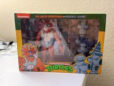 NECA TMNT Triceraton Infantryman and Roadkill Rodney Target Exclusive 2-Pack