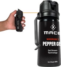 Mace Magnum 3 Pepper Gel with UV Dye Sprays Up to 20 Feet with no Wind Blowback