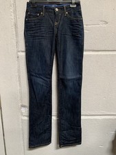 Mavi Damen Jeans Olivia Low Rise, Straight Leg Navy W25 L32