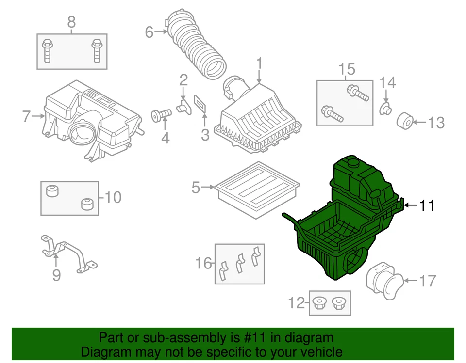 Ford F-150 2011-2014 original - tanque de expansión BL3Z-8A080-A Foto 2 de 4