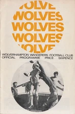 Wolverhampton Wanderers v Leeds United programme, 1967-68