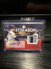 2023 Topps Postseason Performance #PPAR-AB Alex Bregman Autograph Relic Red /25