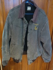 Chaqueta Carhartt CTA De Colección Años 90 J14 CHT Desteñida Marrón Envejecido Talla 2XL XXL Alta