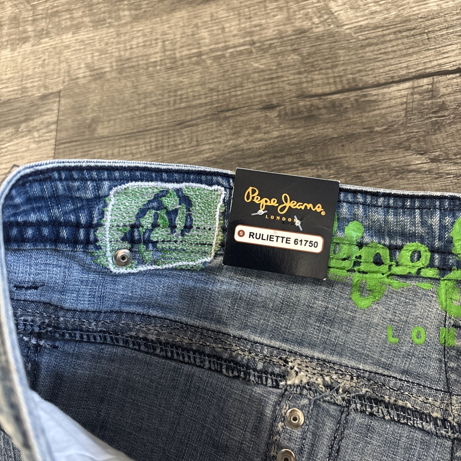 Vintage Pepe London Ruliette 61750 Jeans Mens Size 31 Fits 31 X 32 NEW - View 8