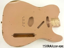 USA Fender Custom Shop 1963 Telecaster Relic BODY Tele, Dirty Shell Pink 63