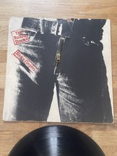 The Rolling Stones Sticky Fingers (1971) LP Original Zipper Cover Warhol Design