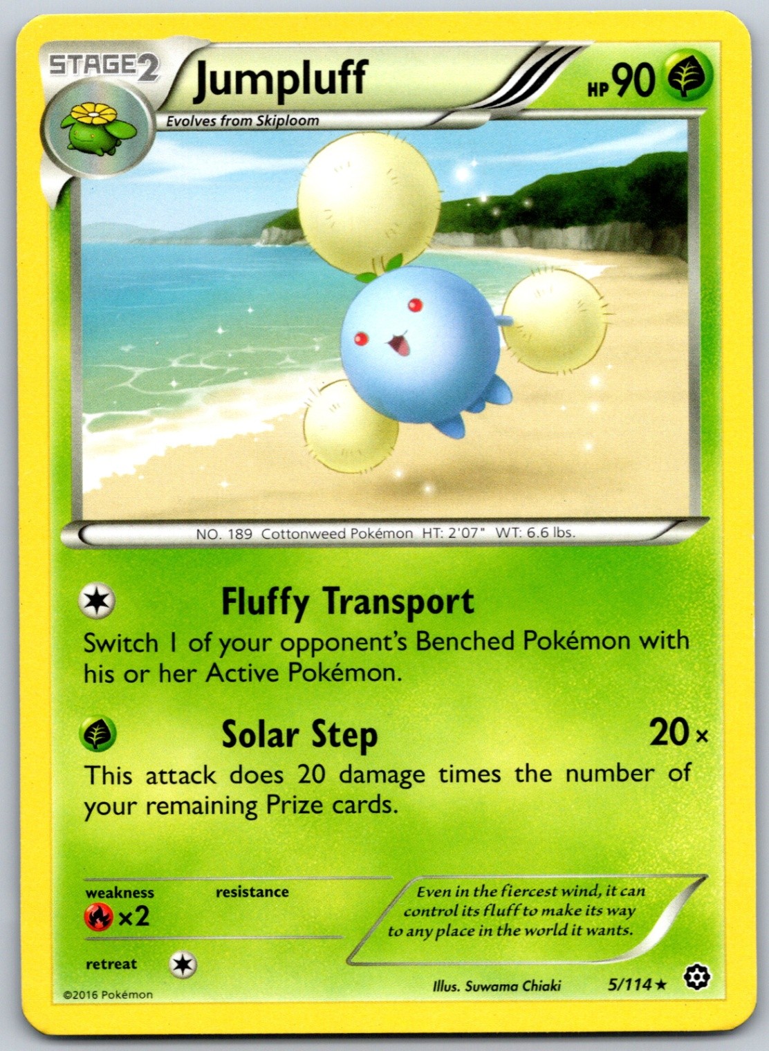 Jumpluff Rare XY - Steam Siege 5/114 LP