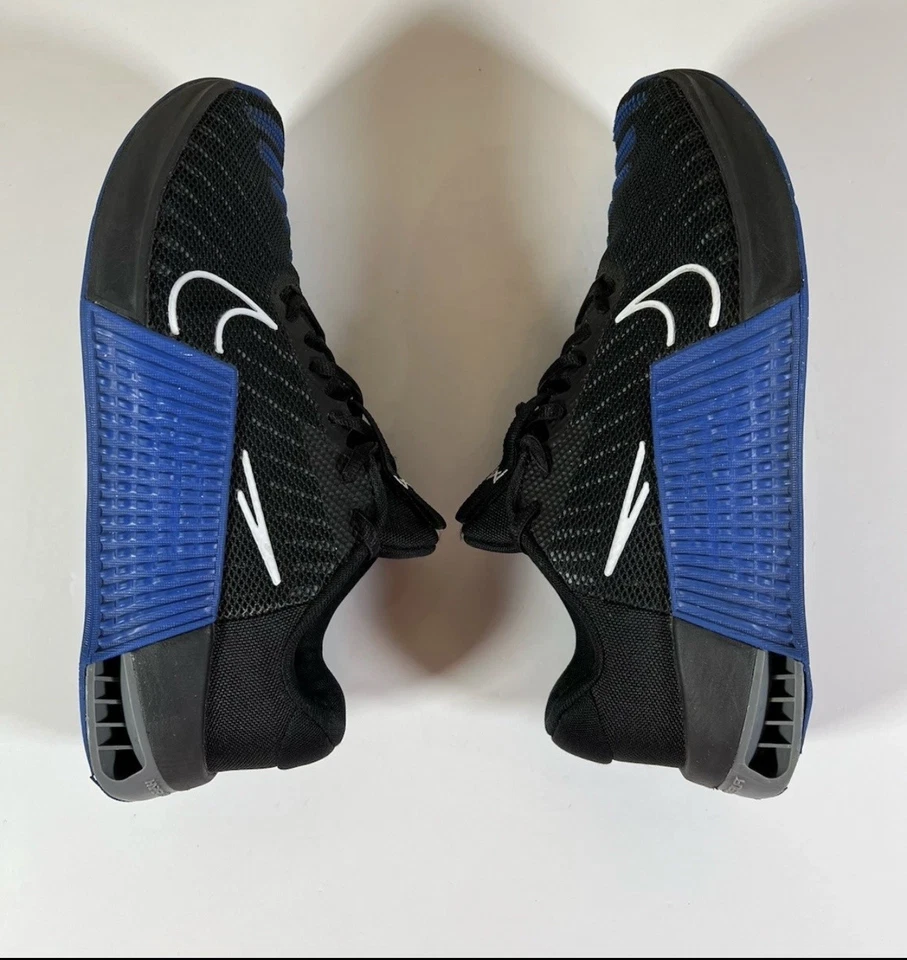 Nike Zoom Metcon Turbo 2 Zapatos de Entrenamiento para Hombres Talla 10 Negro Azul Hyperlift Gimnasio Foto 4 de 4