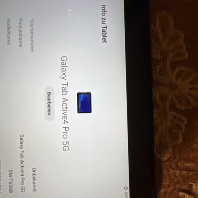 Samsung Galaxy Tab Active4 Pro SM-T636B 128GB, Wi-Fi + 5G (Ohne Simlock),...