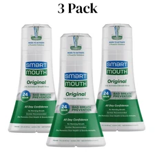 Smart Mouth Original Zinc Activated 2-Solution Fresh Mint Breath Rinse 16oz