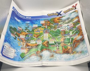 Pokemon Map Poster | eBay