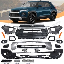 Front Bumper Cover Grille Grill Assembly For 2021 2022 2023 Chevy Trailblazer