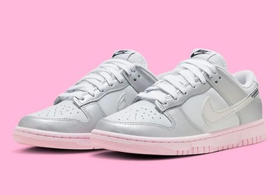 Women's Nike Dunk Low LX Photon Dust Silver Pink Foam HM3698-006