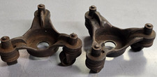 2 x Vintage 1900's Cast Iron Furniture Tri-Dollies / Piano Leg, Stove Dolly