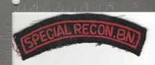 Italian Made WW 2 OSS 2671st Special Recon Battalion Patch Inv# K0559