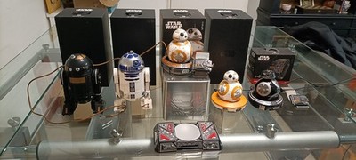 SET 5 ROBOTER SPHERO STAR WARS R2D2 R2Q5 BB8 BB9E FORCE BAND SAMMLER SELTEN
