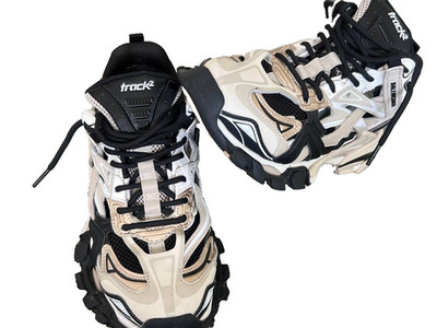 Size 9 US – Balenciaga Track.2 Trainer Grey / Gold / White | eBay