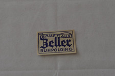 1 stara niemiecka etykieta na zapałki, Beller, Ruhpolding