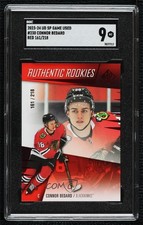 2023 SP Game Used Authentic Rookies Red /218 Connor Bedard #230 SGC 9 MINT 7up