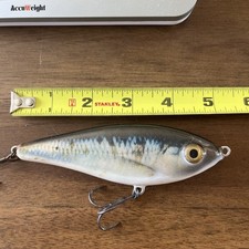 Bruce Hand Carved Glide Bait 5” 2oz Baitfish RARE Handmade