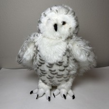 Douglas Cuddle Toys Snowy Owl Plush 13  Rotating Head Stuffed Animal Toy 3835
