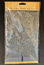Iron Orchid Designs IOD O Christmas Tree Mould Limited Edition Retired NEW