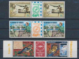 LS99153 Djibouti philatelic exhibition fine lot MNH