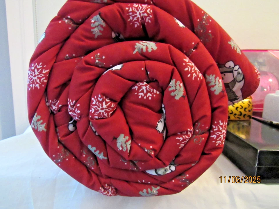 Marshall Field FieldGear 2005 Santa Bear Throw Blanket 50 by 70 inches - Image 4 of 4