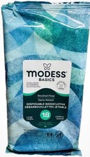 Modes Basics Disposable Washcloths Alcohol Free 1pk Of 18pcs-NEW-SHIPS N 24 HOUR
