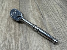 Snap On T72 1/4 Drive Ratchet Chrome Handle Made In USA 