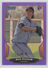 2013 Bowman Chrome Purple Refractor 133/199 Mike Kickham #216 0b5