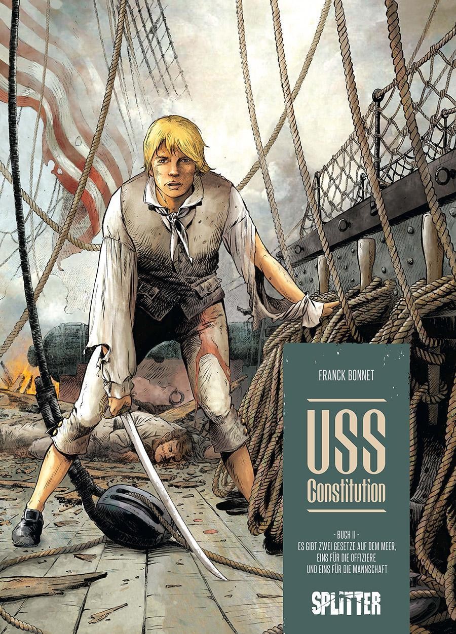 Splitter Jungen Uss Constitution. Band 2, Comics + Manga Von Franck Bonnet - Bild 2