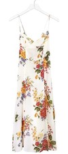 Reformation Juliette Womens Floral Sleeveless High Slit Midi Summer Dress Size 4