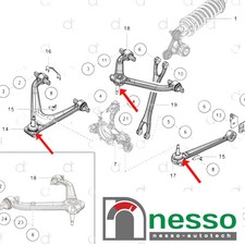 6 pcs Set Rear Suspension Control Arm Ball Joint For Lamborghini Aventador