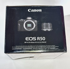 Canon EOS R50 Mirrorless Camera & RF-S 18-45 mm F4.5-6.3 IS STM Lens - BRAND NEW