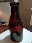 Vintage Buffalo NY Wm. Weckerle & Sons Dairy Amber Quart Milk Bottle New York — photo 3