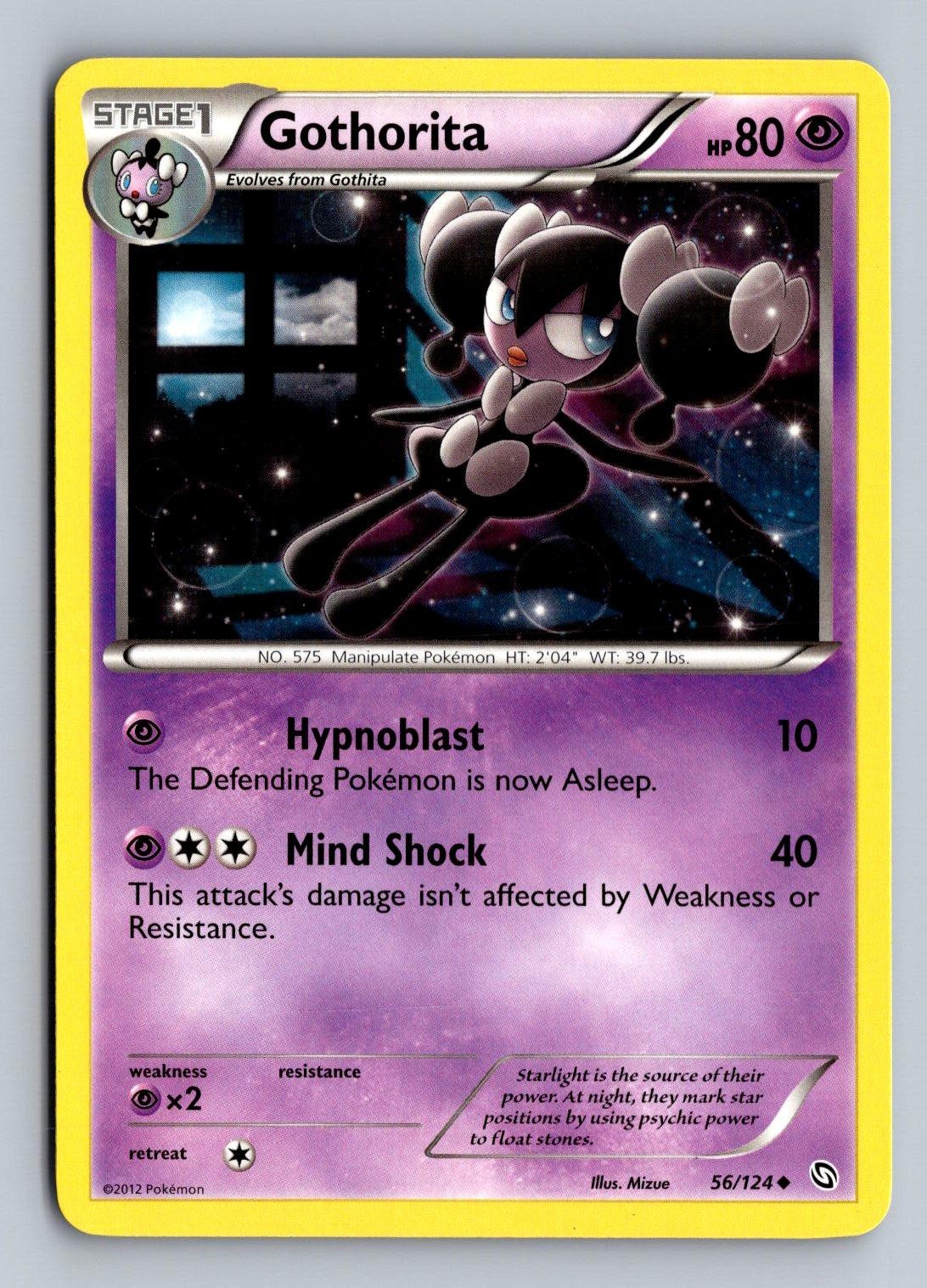 Gothorita 56/124 Uncommon Dragons Exalted Pokemon Near Mint