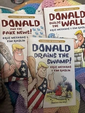 Donald The Caveman Set: Donald Builds The Wall, Drains The Swamp & Fake News