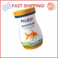 Aqueon Goldfish Fish Food Flakes, 7.12 Ounces