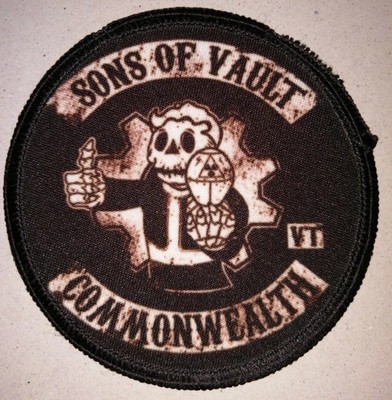 Fallout Sons of Vault Commonwealth inspiriert 10cm Patch Cosplay Computerspiel #2