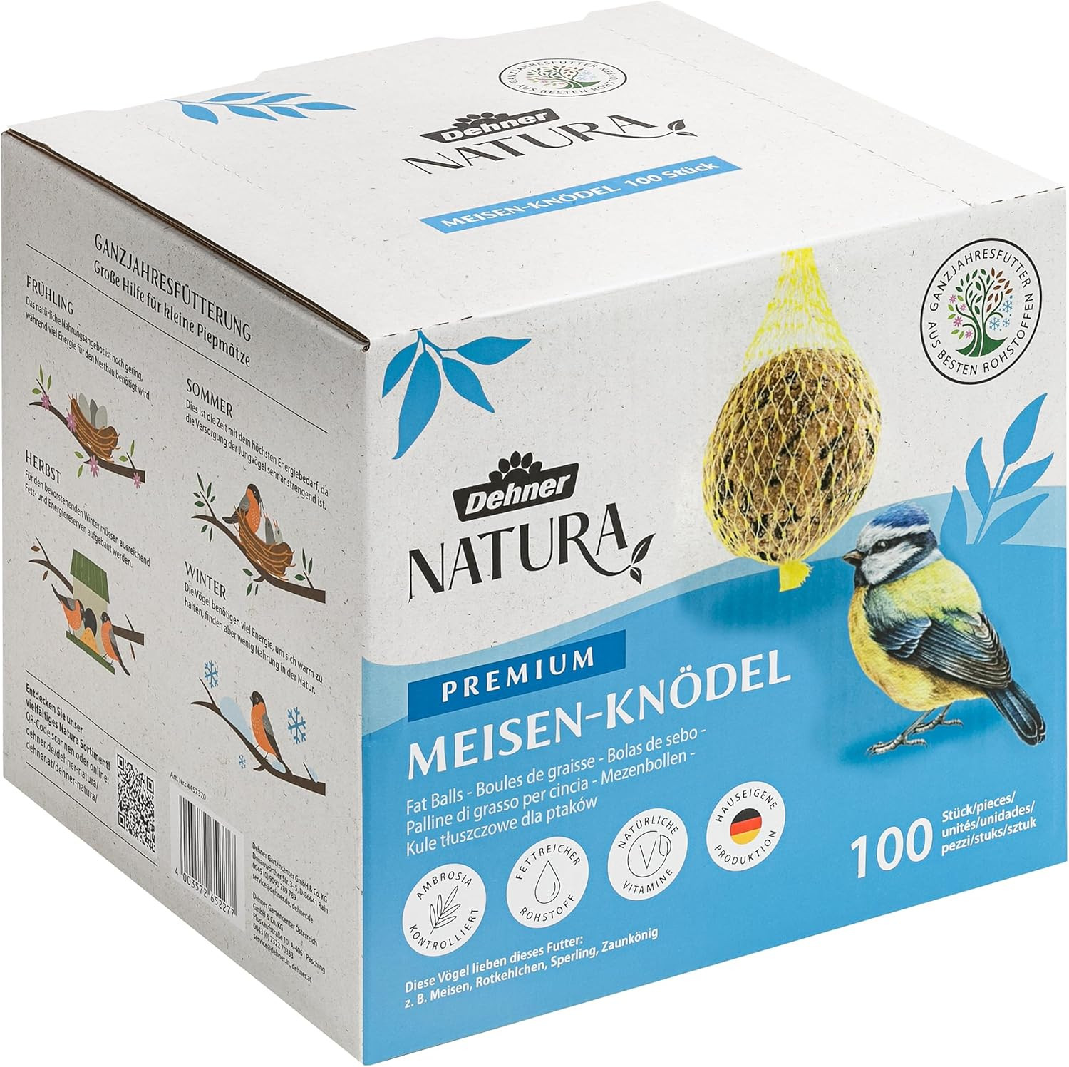 Natura Premium Energy Balls: Nutrizione Premium per Uccelli 90g