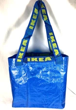 IKEA BRATTBY Bag Small Blue Frakta Shopping Beach Grocery Tote Bag 3.5 Gallon