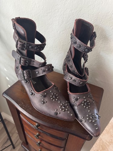 🌙 Free People Lethe “Harvest Moon” Ankle Boots – Wine | S, WINE, SIZE 3 - Picture 4 of 10