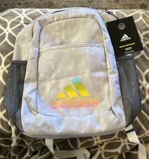 Adidas Ready Unisex OSFA 17" Backpack Grey Blue Pink 15" Laptop SCHOOL BAG NEW