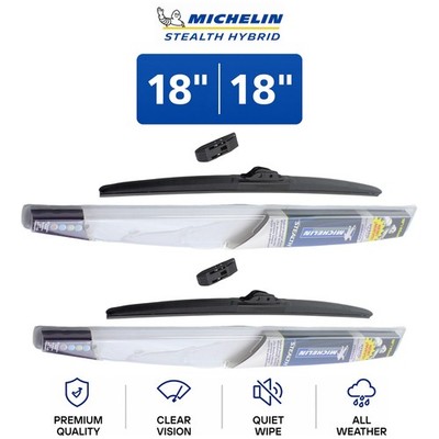 Michelin Stealth Hybrid 18''/18'' Wiper Blade Set 2-Pc For Cadillac 61-00