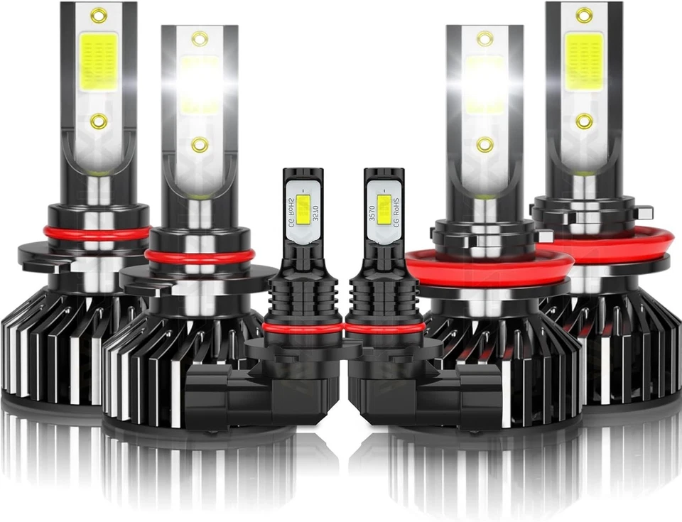 Car Fog Lights Halogen 6pcs for Ram 1500 2500 3500 2013-2018 Universal Fit - Image 3 of 4