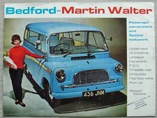 BEDFORD Martin Walter CA Van Conversions Sales Brochure March 1965 B1067/3/65