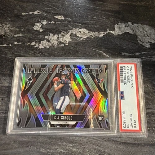 2023 Panini Phoenix Fire Forged #FF6 Cj Stroud PSA 10 Gem Mint
